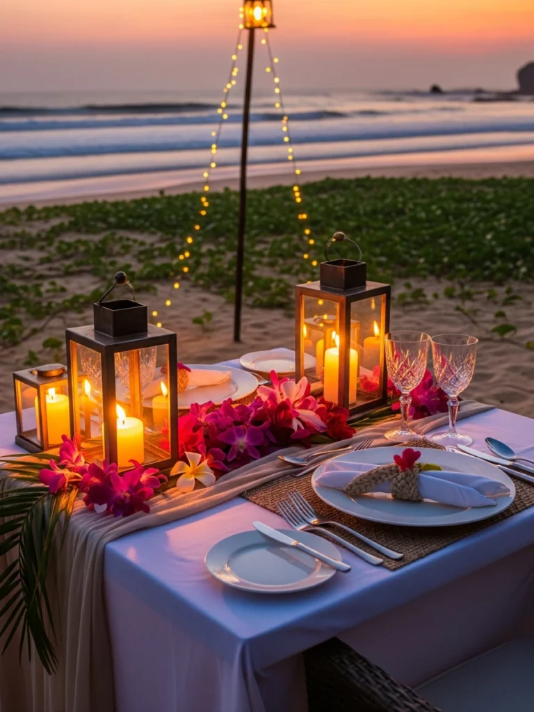 Special diner arrangements for the Couple at night
